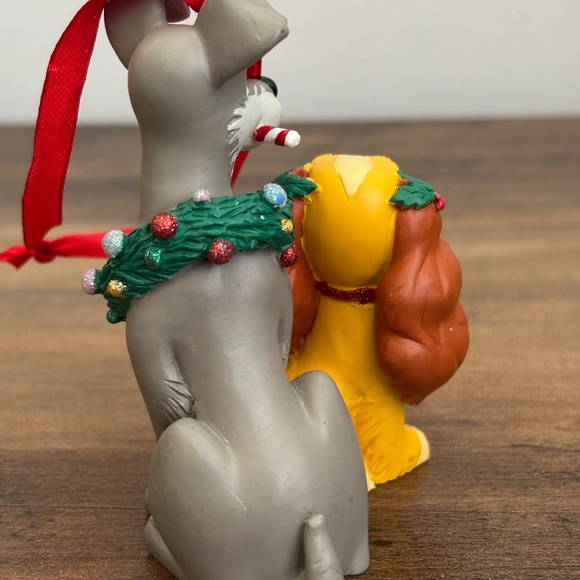 Disney Parks LADY AND THE TRAMP Holiday Christmas Tree Ornament Dogs Decor Candy - Picture 8 of 13